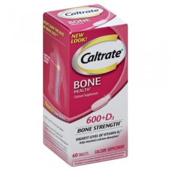 Caltrate Bone Health 600+D3 Calcium Supplement 60 Tablets